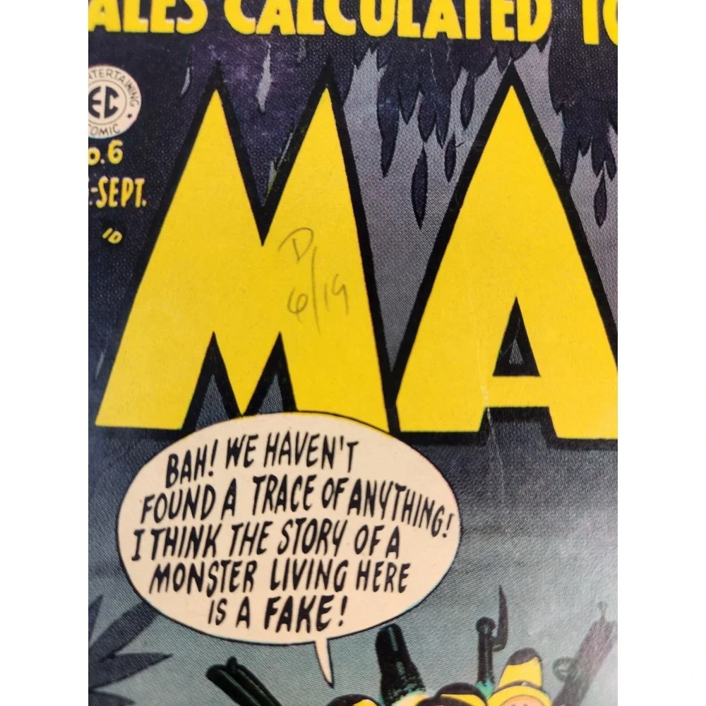 Mad #6 VF 3 EC Golden Age 1953 Harvey Kurtzman Cover and Story! 1953